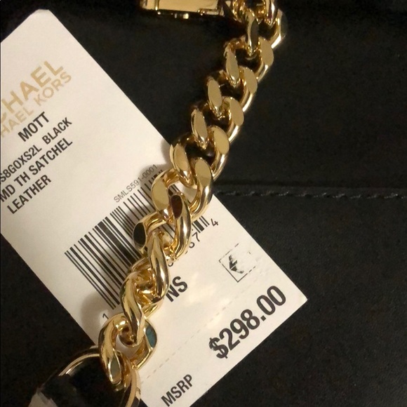 Micheal Kors Mott Black Satchel Purse - Picture 8 of 8